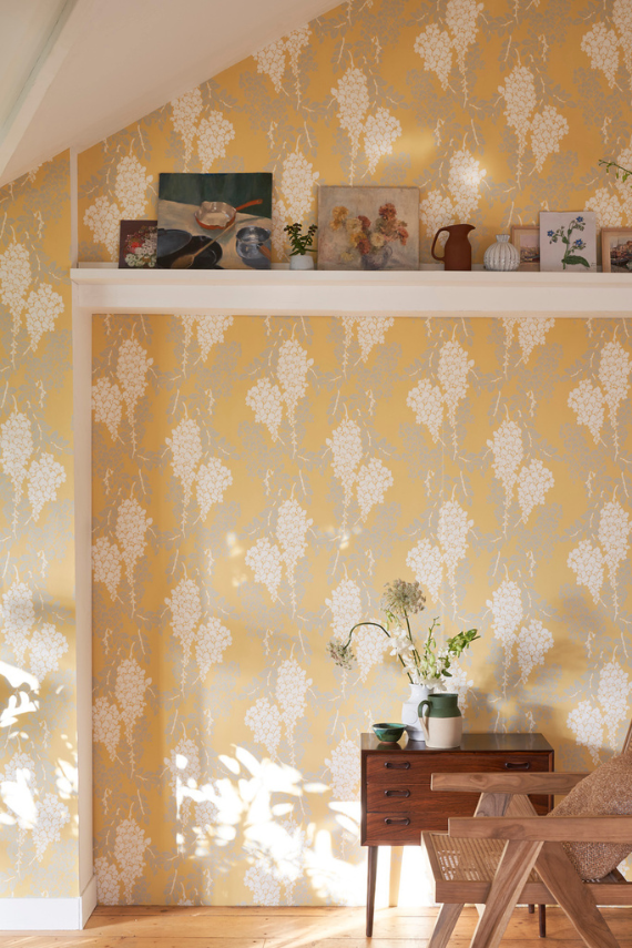Wisteria in a room setting