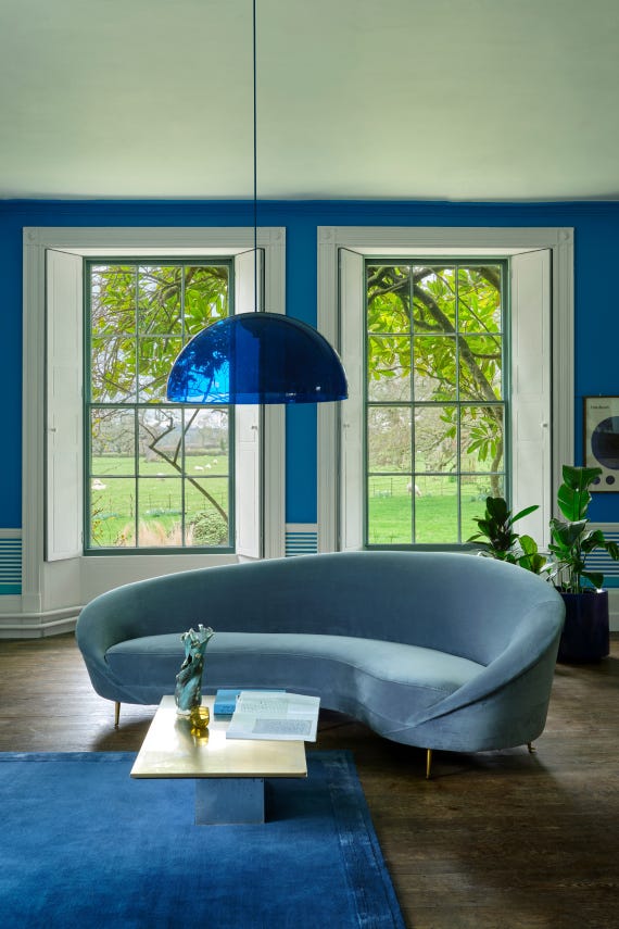 Stripe in a room setting