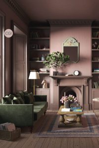 Pink Drab room setting