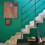 Verdigris Green room setting