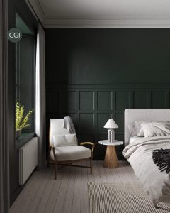 Carriage Green room setting
